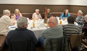 Gesselige Runde im beim Neujahrsempfang des Bürgervereins